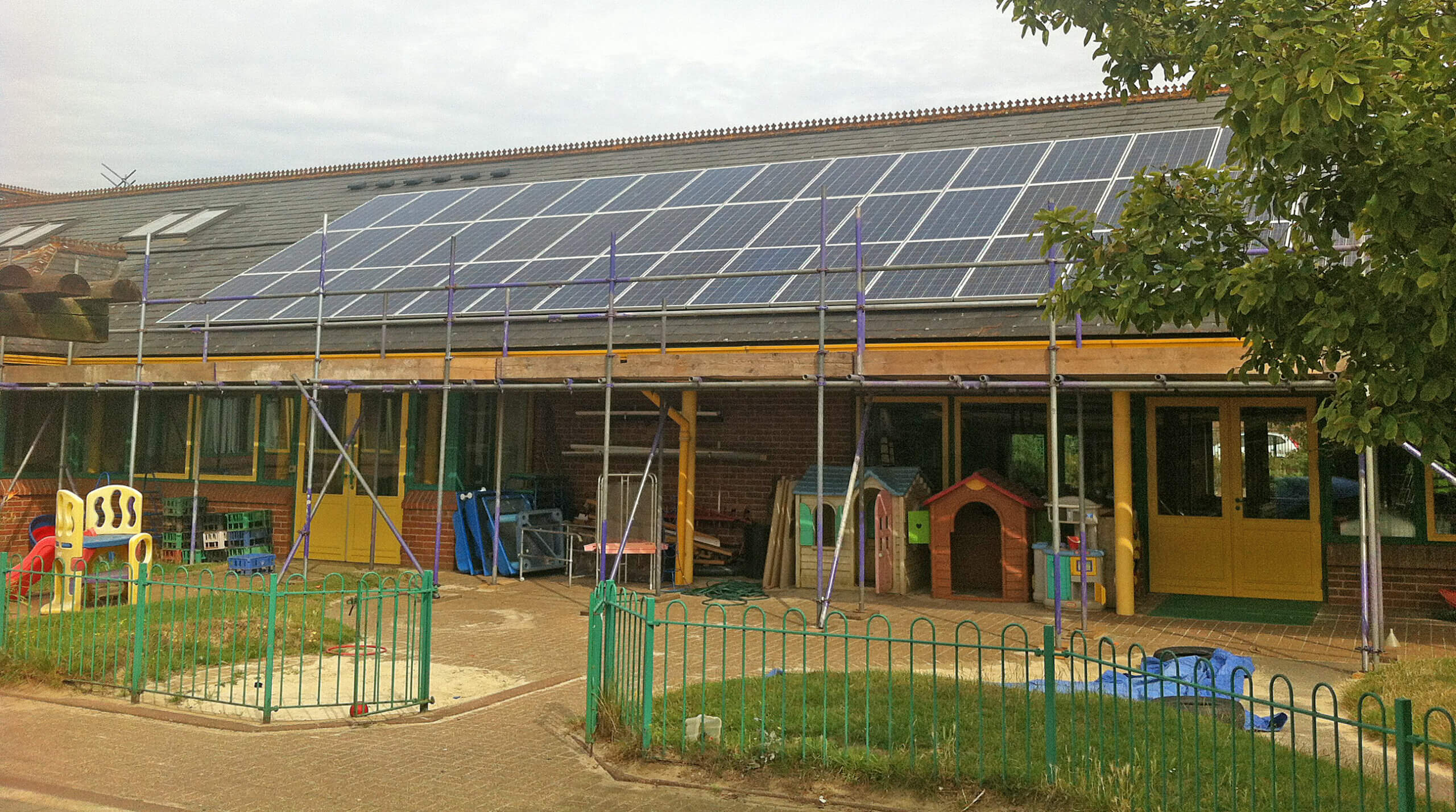 Long Furlong Primary School solar panels