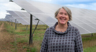 Barbara Hammond at Ray Valley Solar.