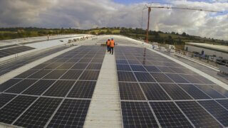 CTG rooftop solar panels build