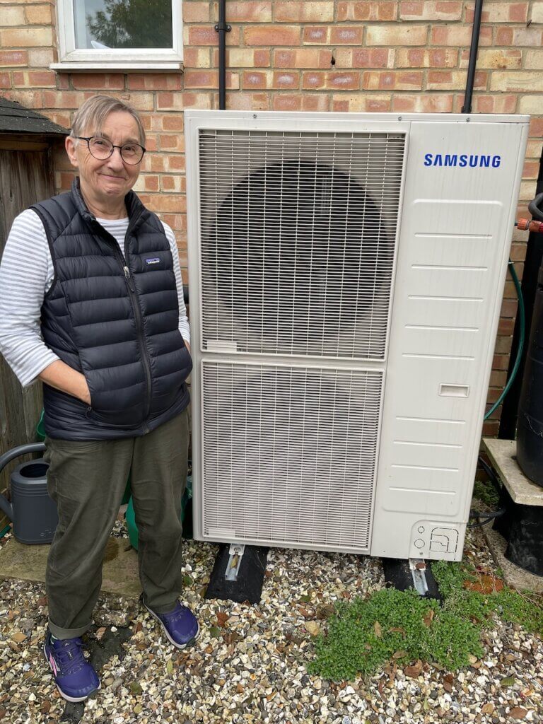 Sue's heat pump, Rose Hill, 2024