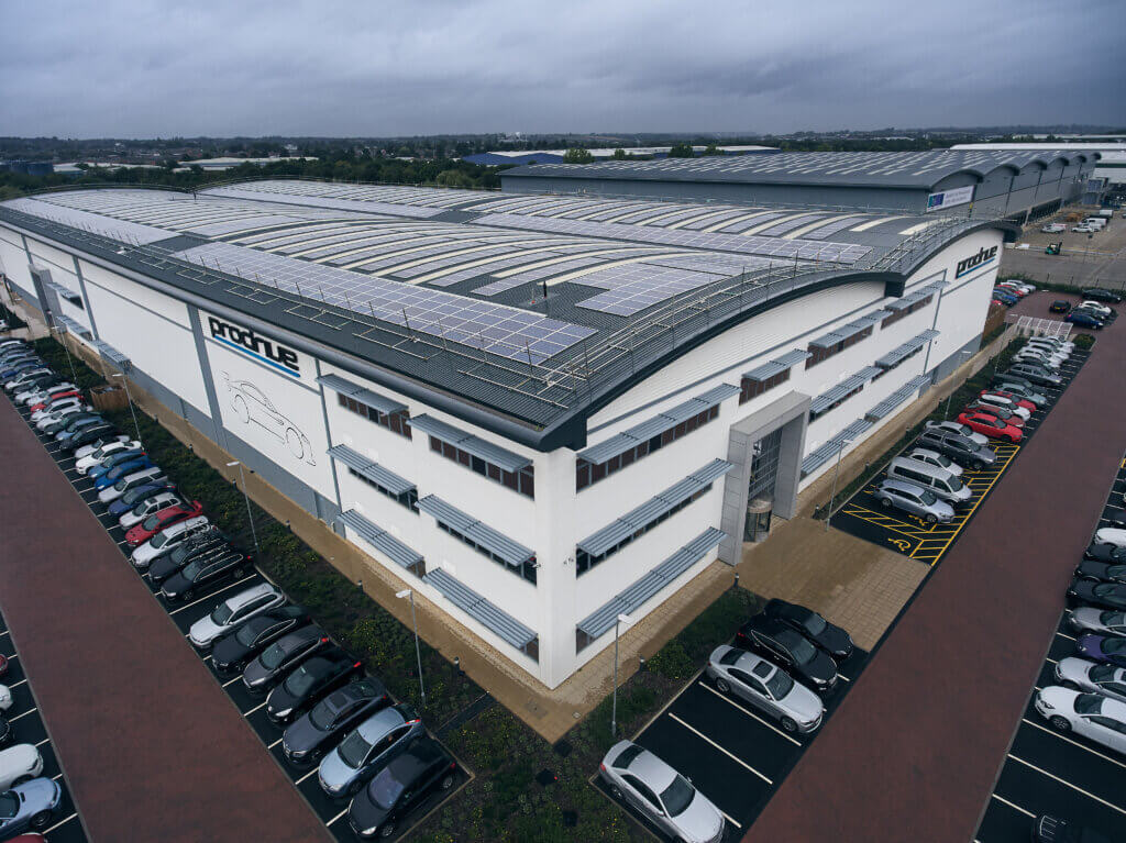 Prodrive's community owned rooftop solar installation by Low Carbon Hub, Oxfordshire